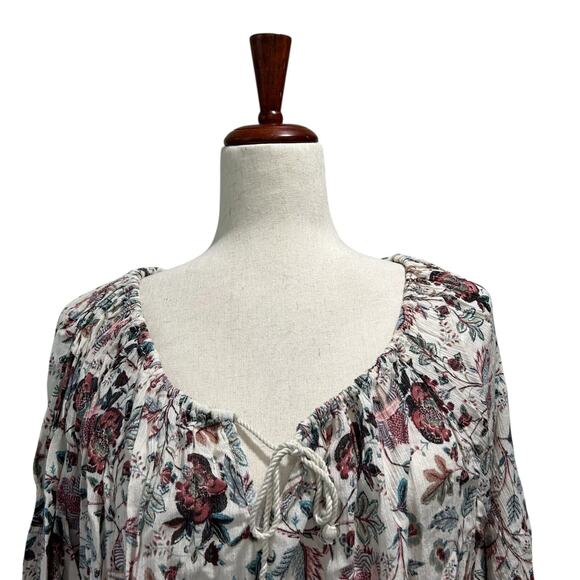 Denim & Supply Ralph Lauren Top Size Large Boho Western Country Floral Shirt - Picture 6 of 9